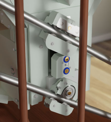 Stainless steel roller system